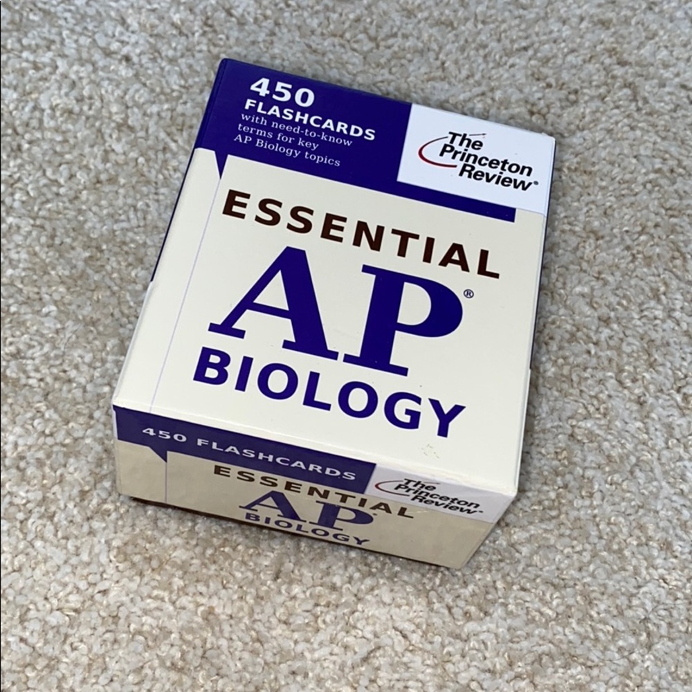 DONATING SOON! The Princeton Review AP biology flash cards